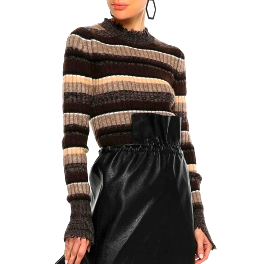 Helmut Lang Ombre Mock Neck
